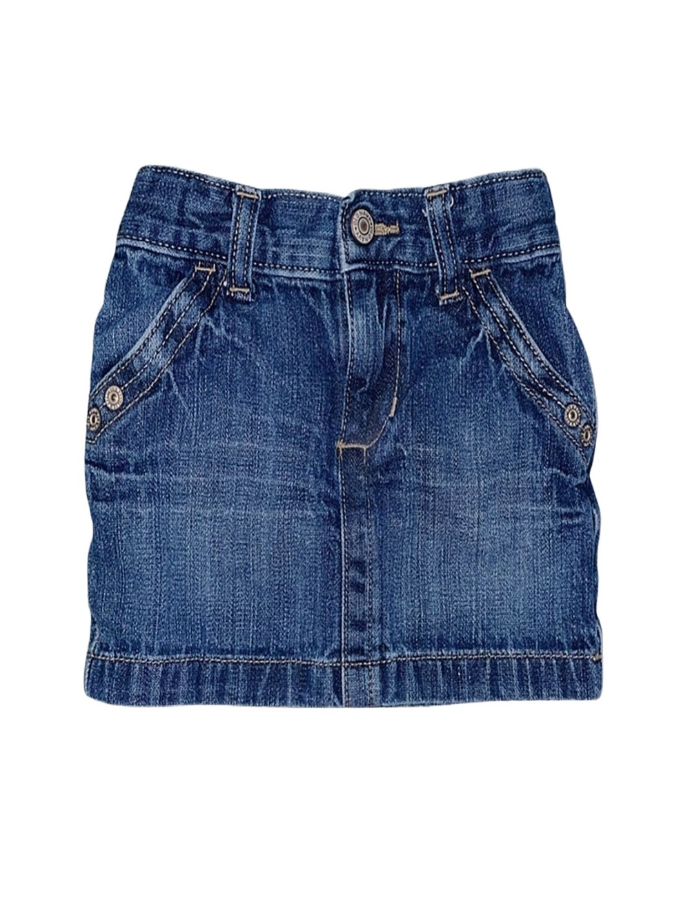 OLD NAVY Girl's Denim Skirt Size 2T Adjustable Waist